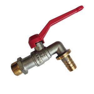 شیر حیاطی تکسو مدل برنجی کد 1_2